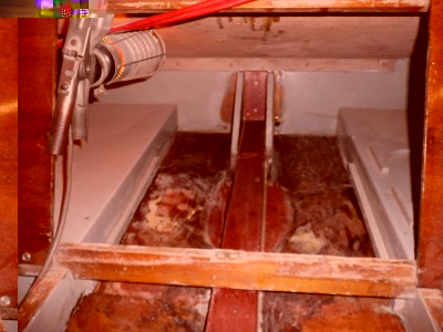 inside looking aft, patch and inner keel bonded in along with original knees