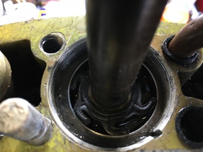 Impeller in situ