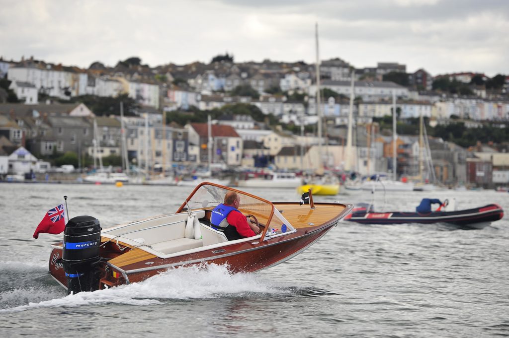 Kgarla Wooden Speedboat Poncelet in Falmouth 2010