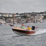 Poncelet Classic Wooden Speed Boat at Falmouth Classic Motor Boat Association Rally 2010
