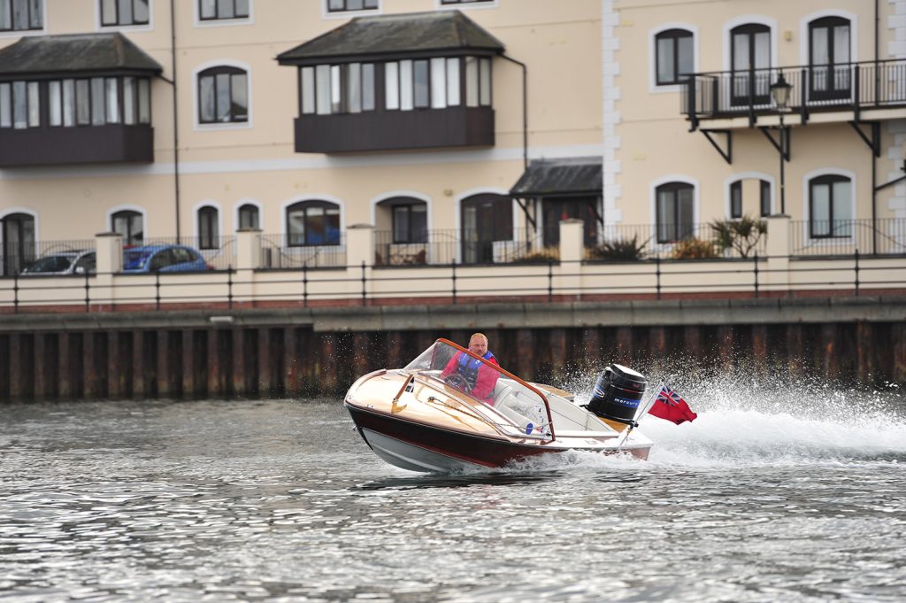 Poncelet Wooden Boat at Falmouth Classic Boat Rally CMBA Event